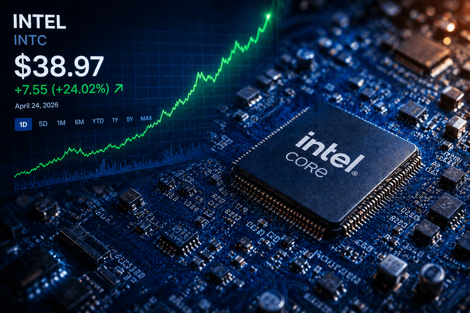 Intel stock surge