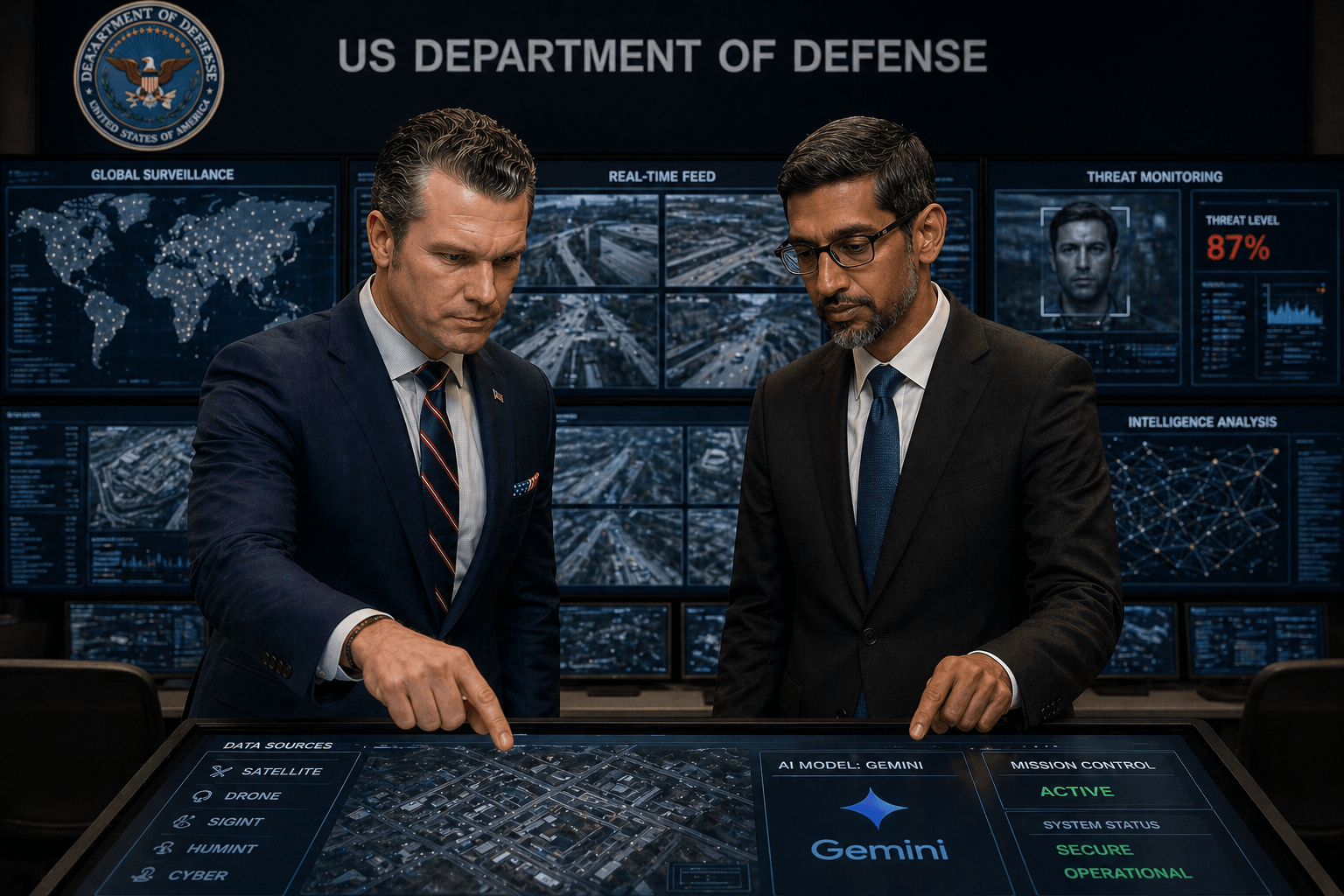 Pentagon Google Gemini AI
