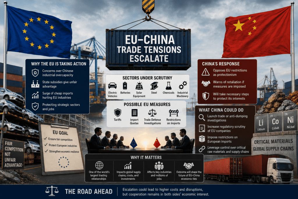 China-EU trade tensions