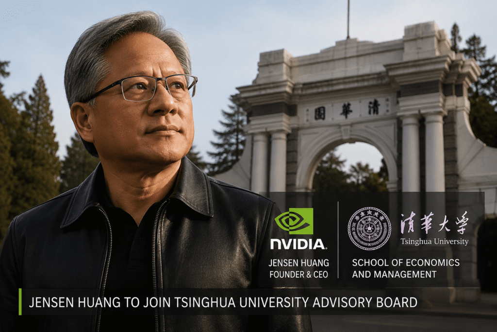 Jensen Huang Joins Tsinghua University Advisory Board