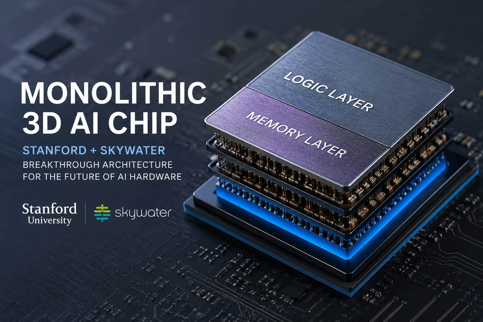 Monolithic 3D AI chip