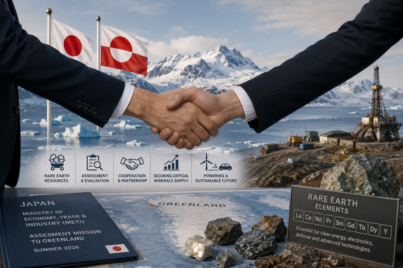 Japan rare-earth assessment mission to Greenland