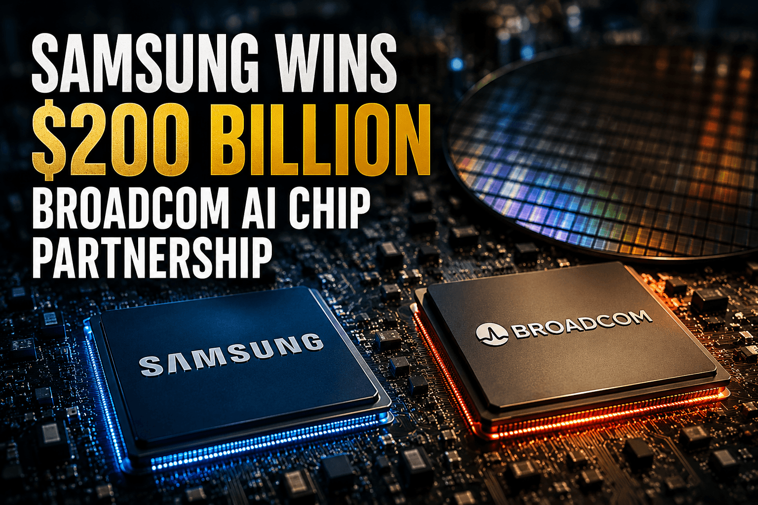 Samsung Broadcom AI chip partnership