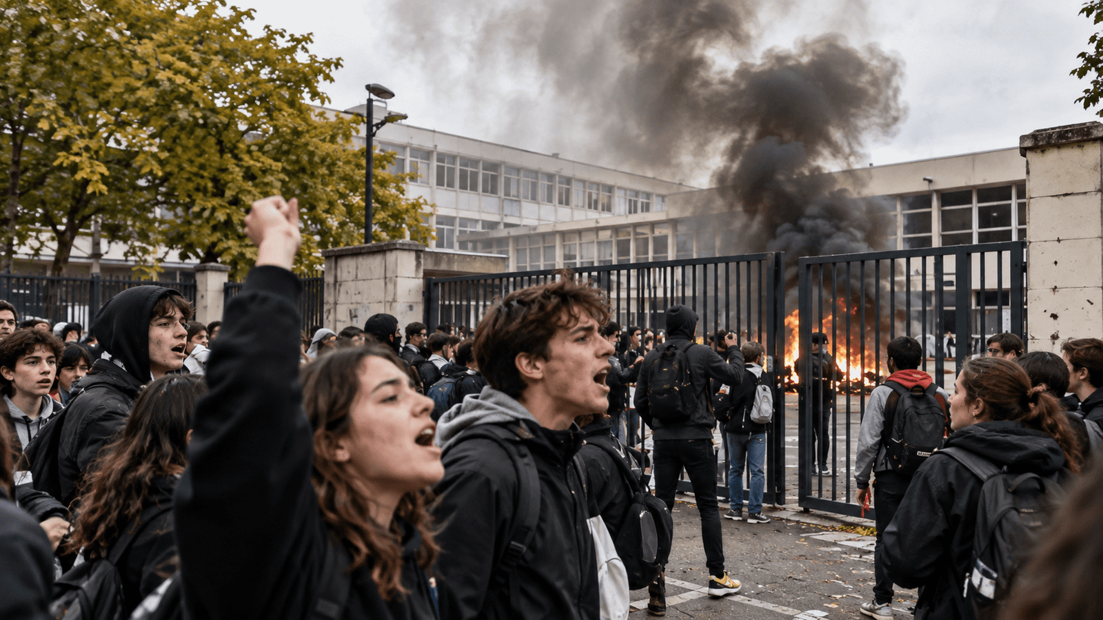 French schools closed